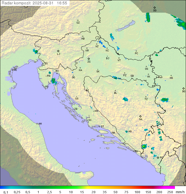 Padavine Hrvaška