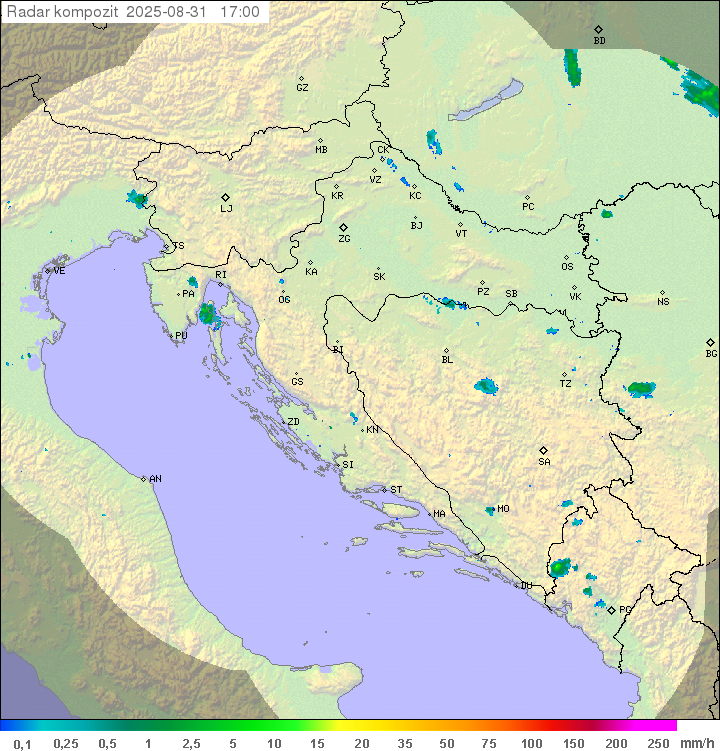 Padavine Hrvaška