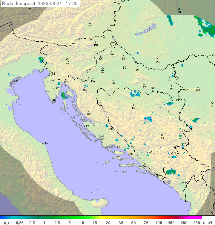 Padavine Hrvaška