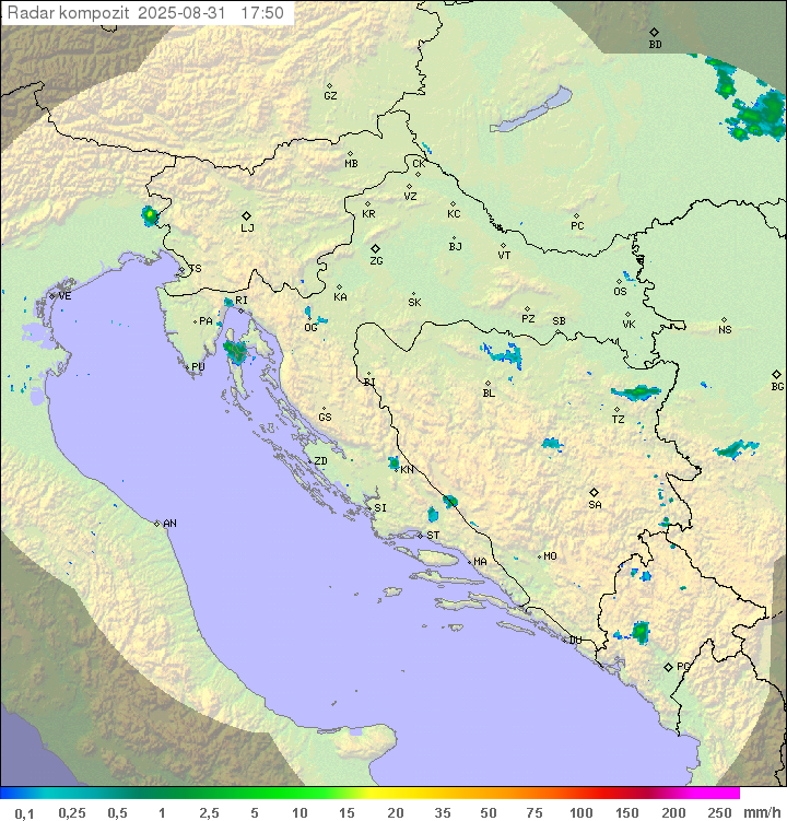 Padavine Hrvaška