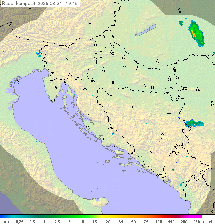 Padavine Hrvaška