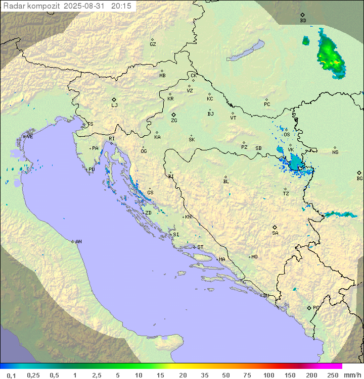 Padavine Hrvaška