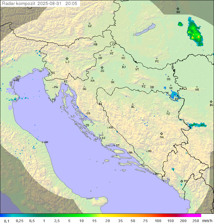 Padavine Hrvaška