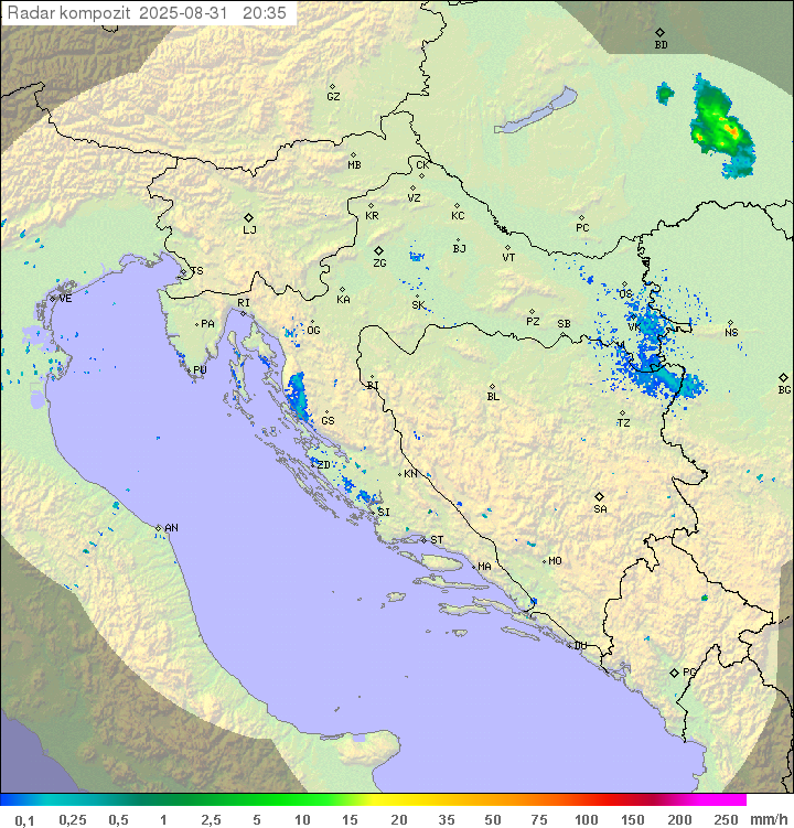 Padavine Hrvaška