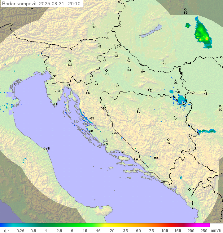 Padavine Hrvaška