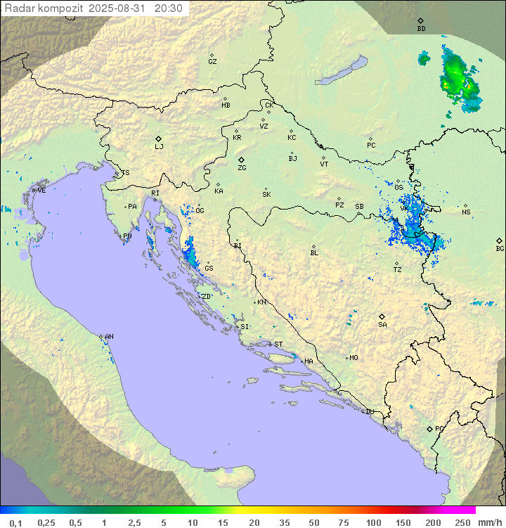Padavine Hrvaška