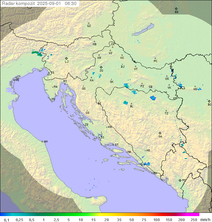 Padavine Hrvaška