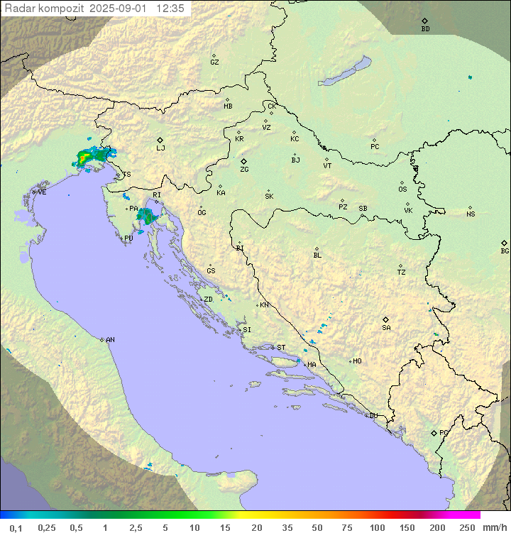 Padavine Hrvaška