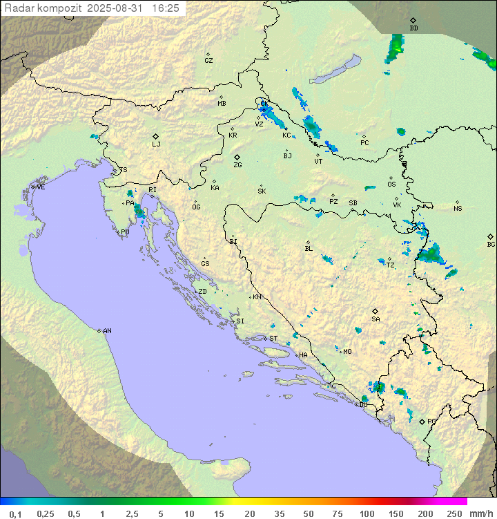 Padavine Hrvaška