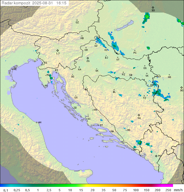 Padavine Hrvaška