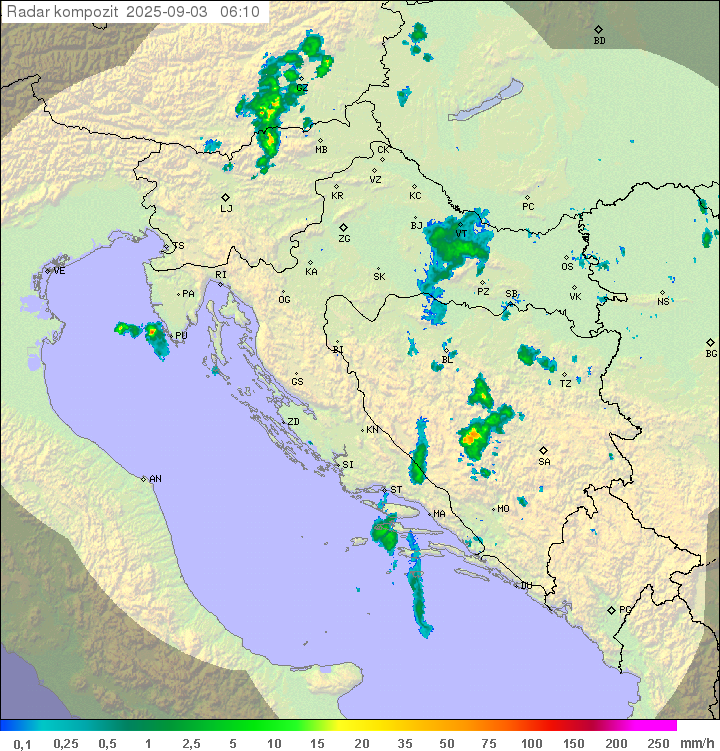Padavine Hrvaška