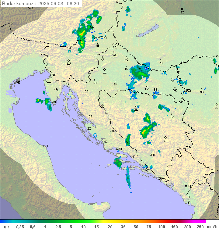 Padavine Hrvaška