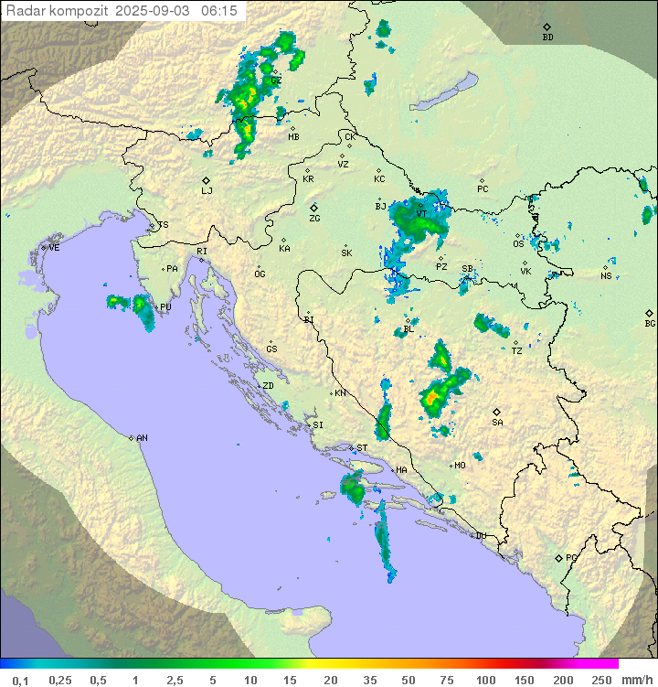 Padavine Hrvaška