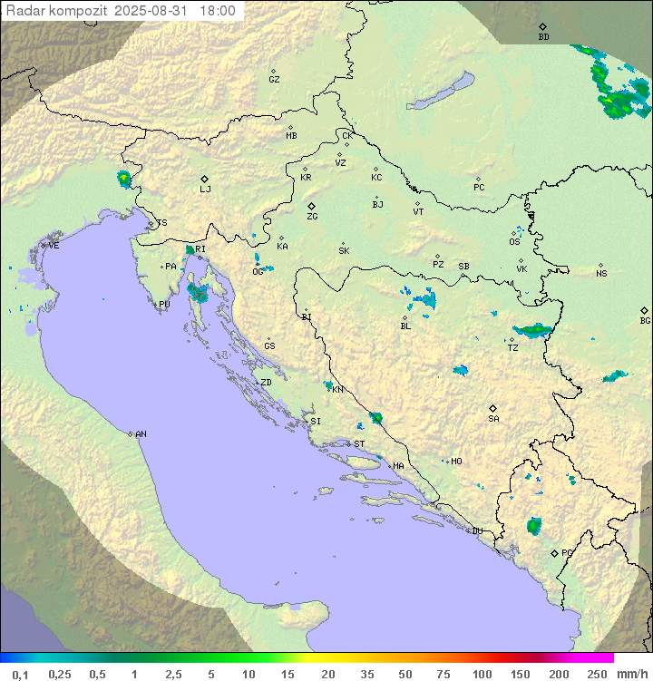 Padavine Hrvaška