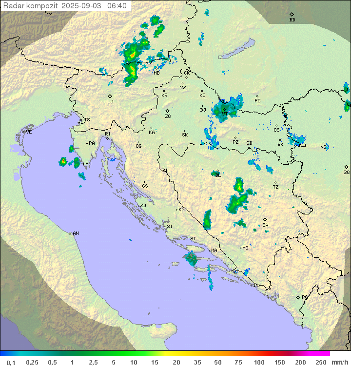 Padavine Hrvaška