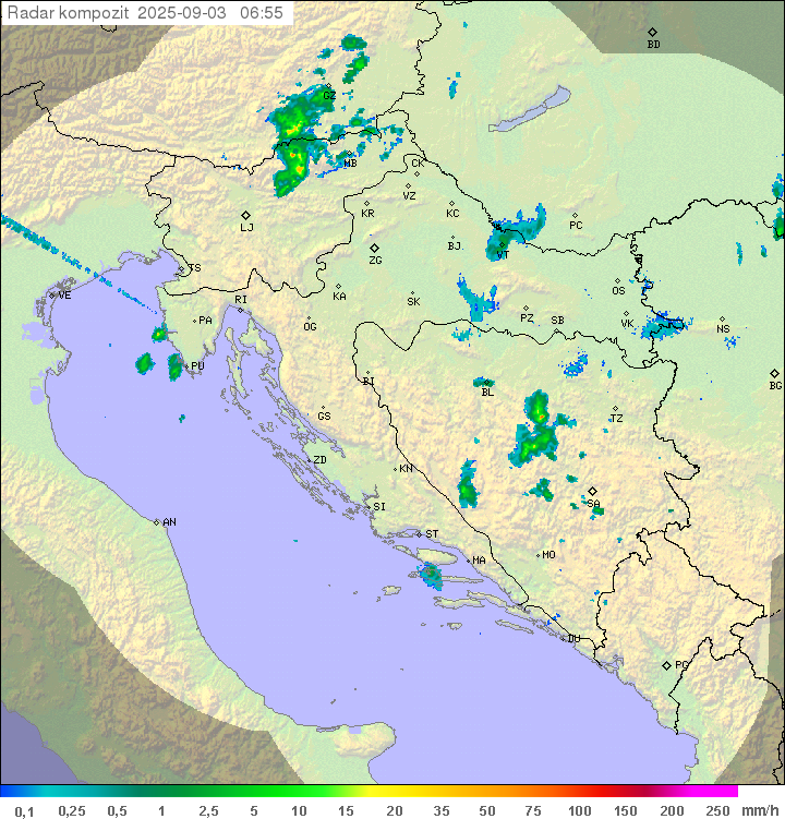 Padavine Hrvaška