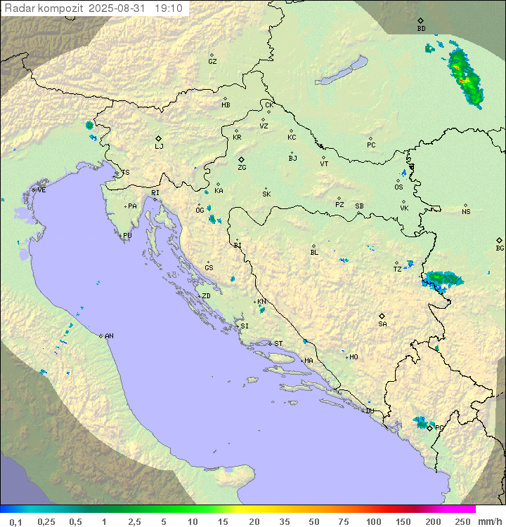 Padavine Hrvaška