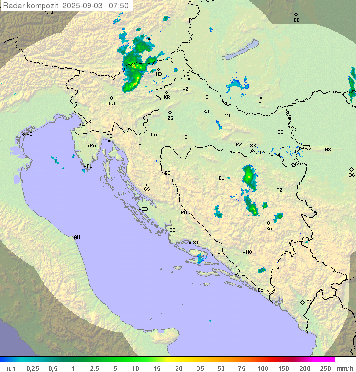 Padavine Hrvaška