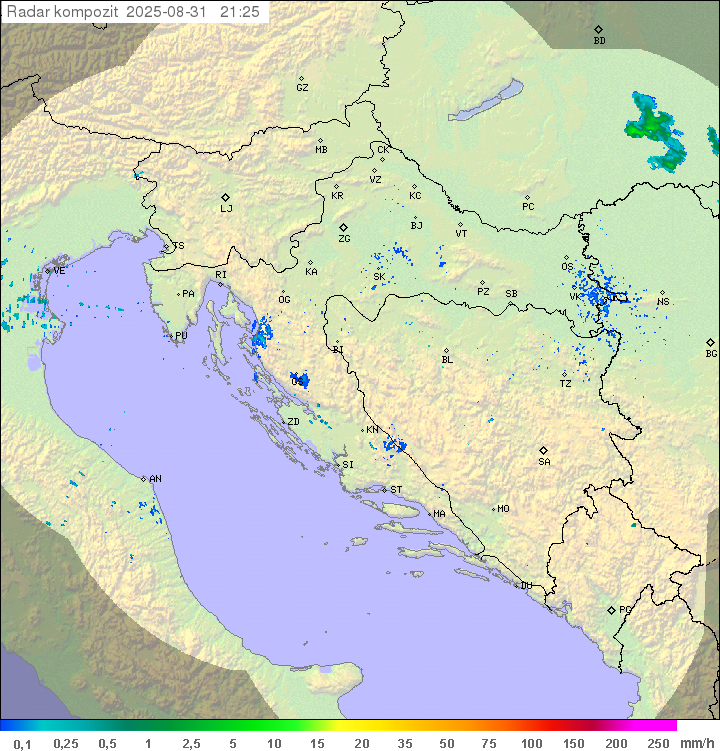Padavine Hrvaška