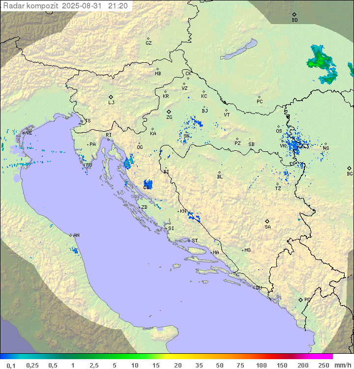 Padavine Hrvaška