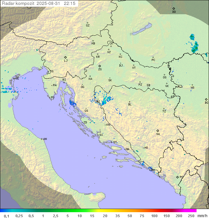 Padavine Hrvaška