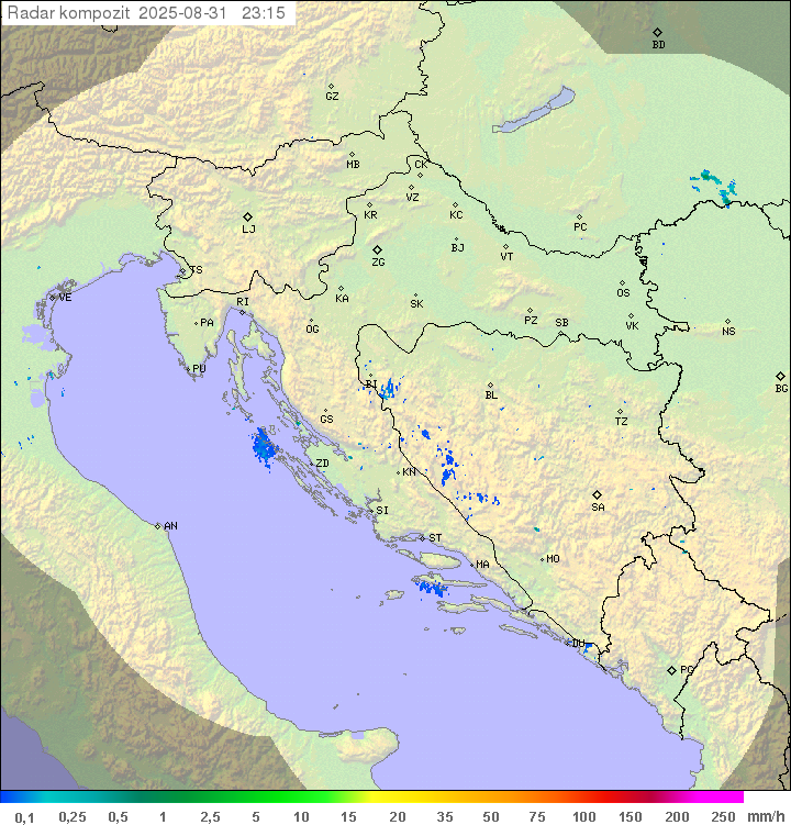 Padavine Hrvaška