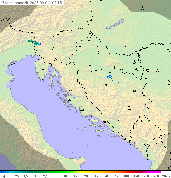 Padavine Hrvaška