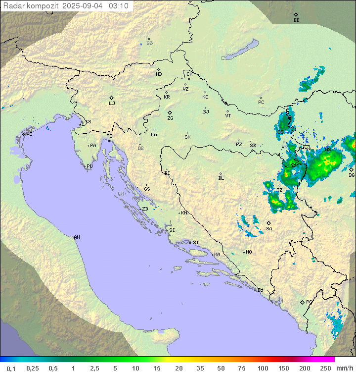Padavine Hrvaška