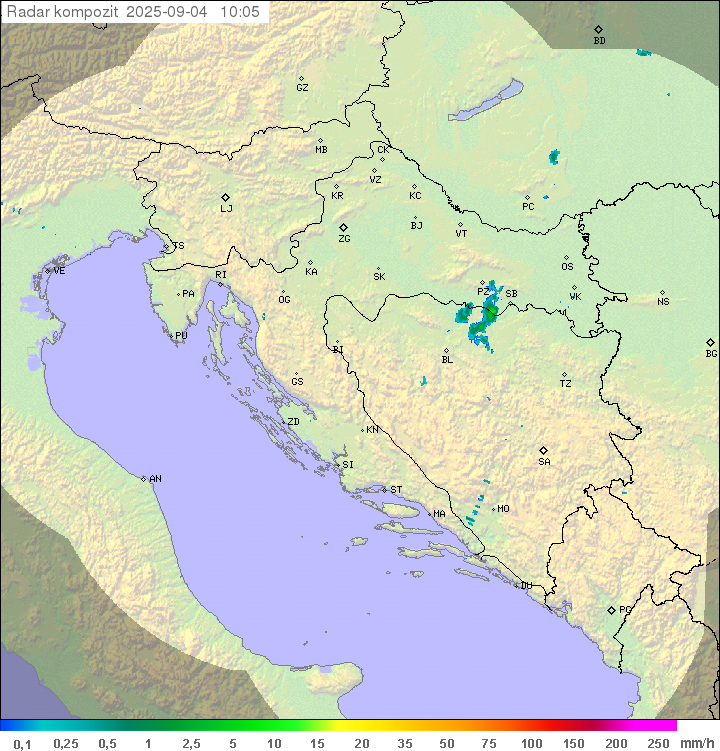 Padavine Hrvaška