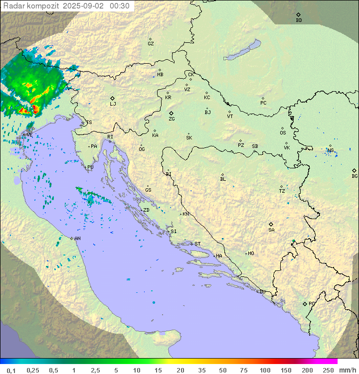 Padavine Hrvaška