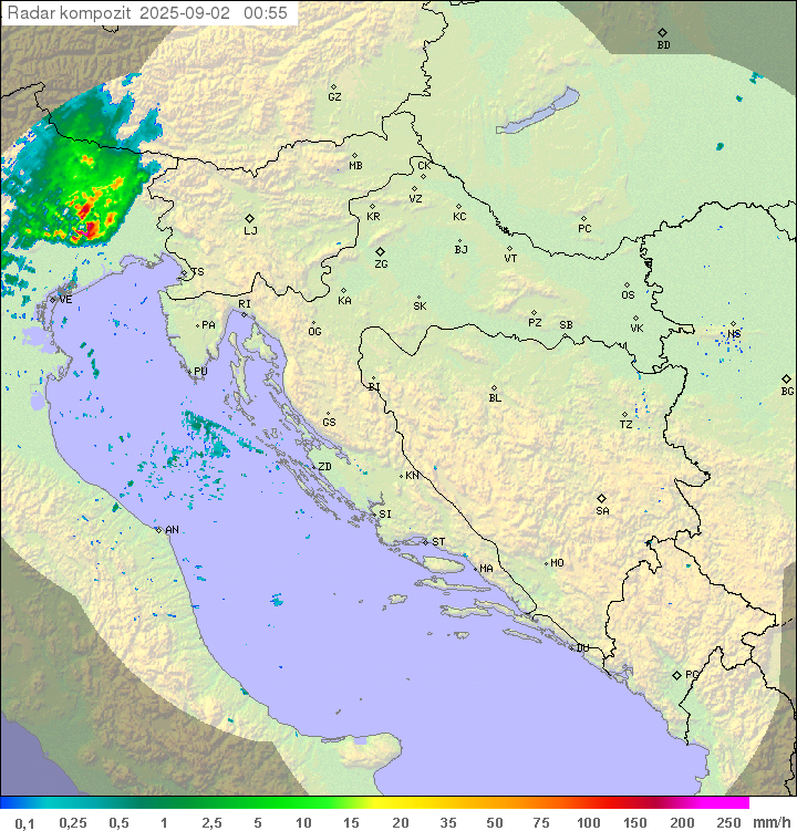 Padavine Hrvaška