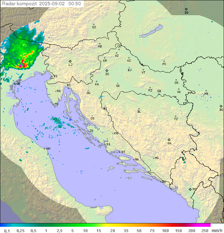 Padavine Hrvaška