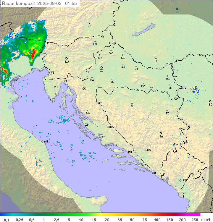 Padavine Hrvaška