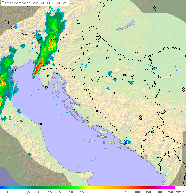 Padavine Hrvaška