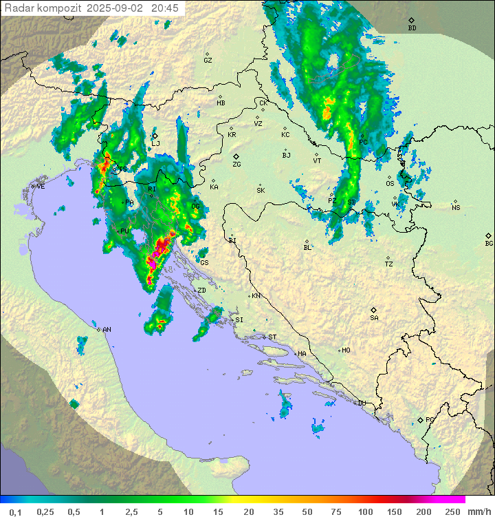 Padavine Hrvaška