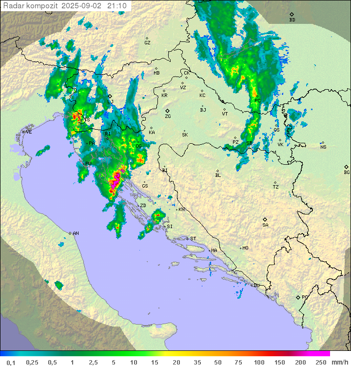 Padavine Hrvaška