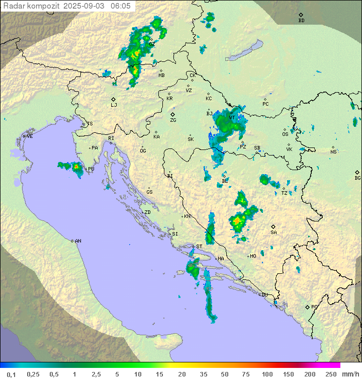 Padavine Hrvaška