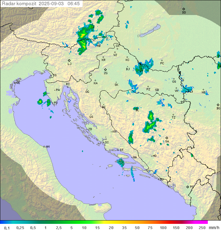 Padavine Hrvaška