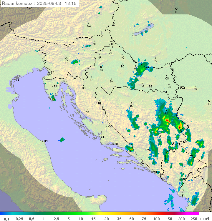 Padavine Hrvaška