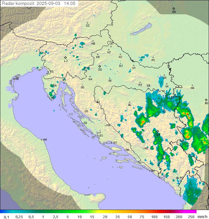 Padavine Hrvaška