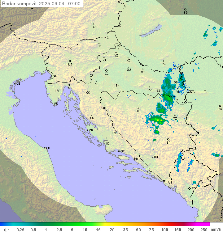 Padavine Hrvaška