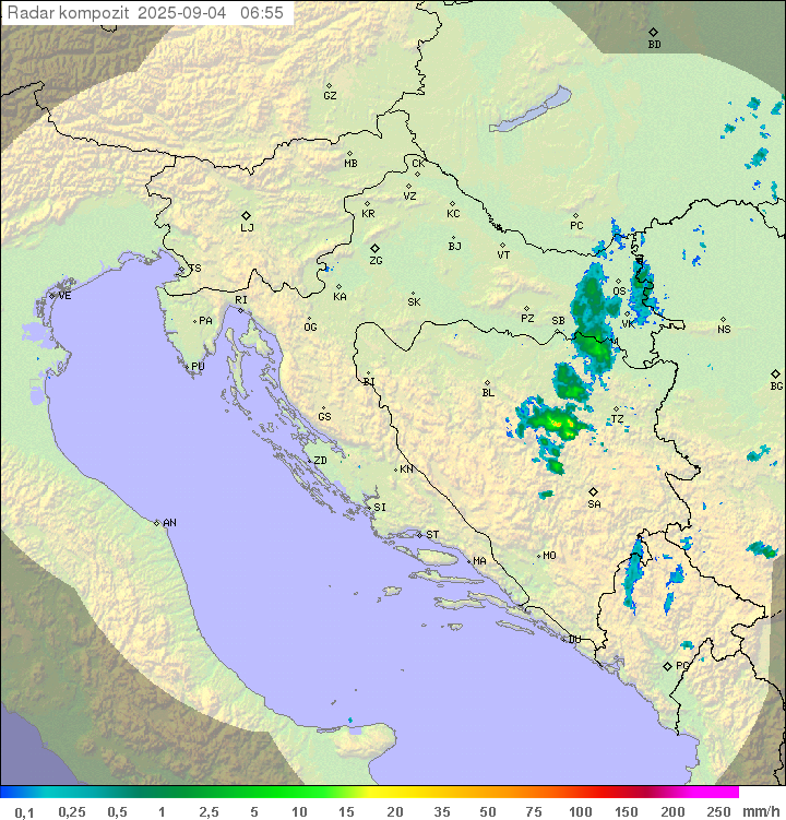 Padavine Hrvaška