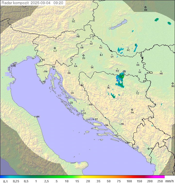 Padavine Hrvaška