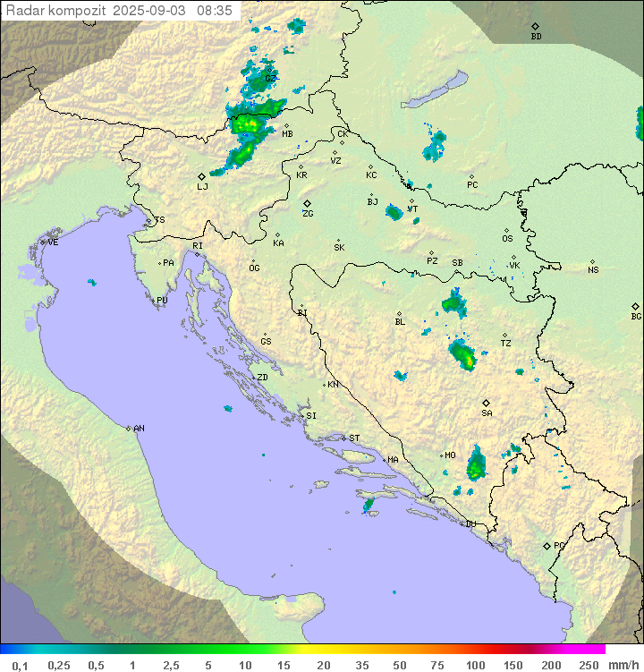 Padavine Hrvaška