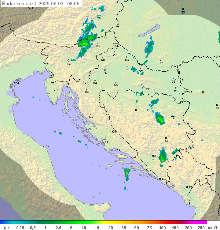 Padavine Hrvaška