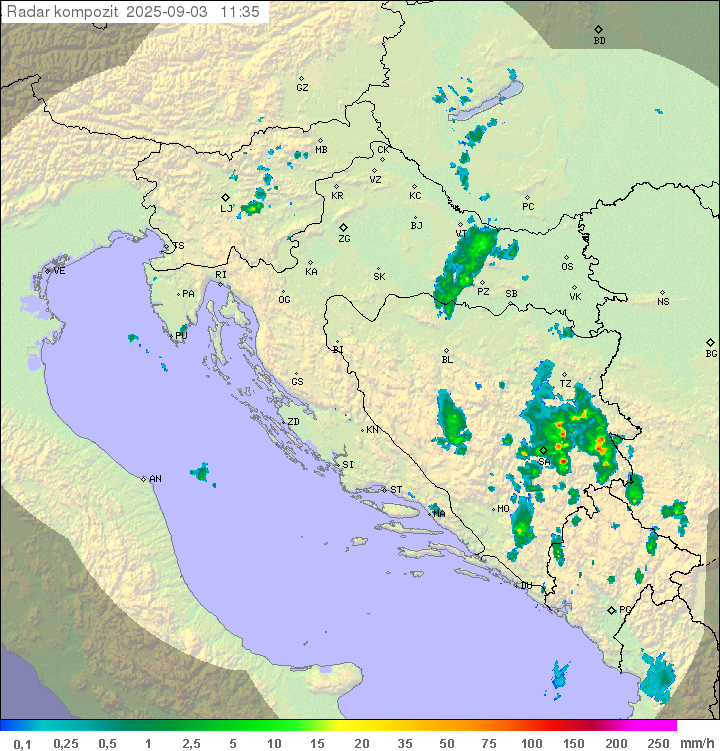 Padavine Hrvaška