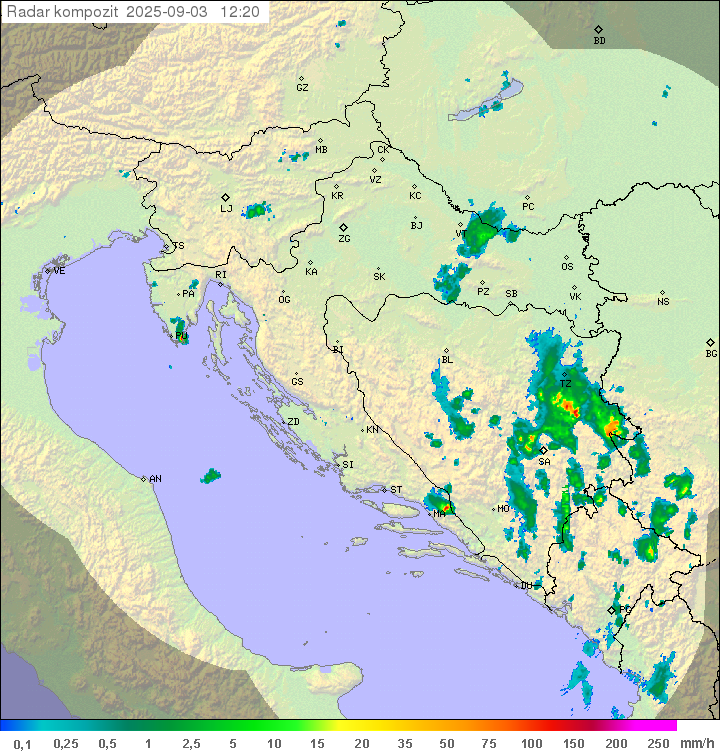 Padavine Hrvaška