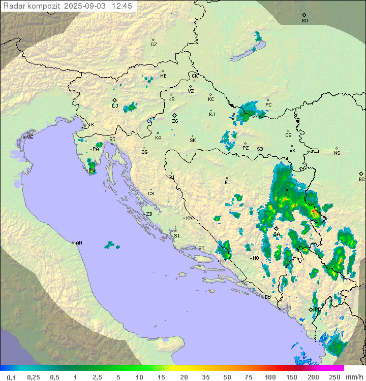 Padavine Hrvaška