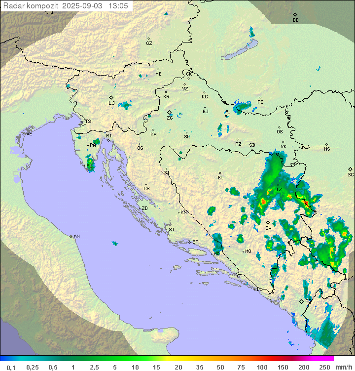 Padavine Hrvaška