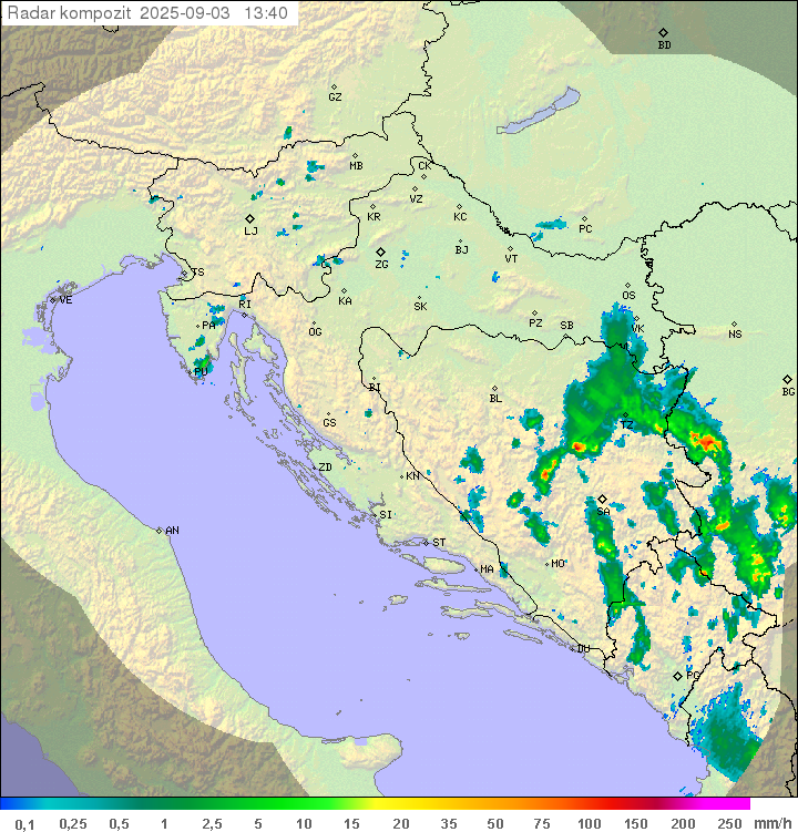 Padavine Hrvaška